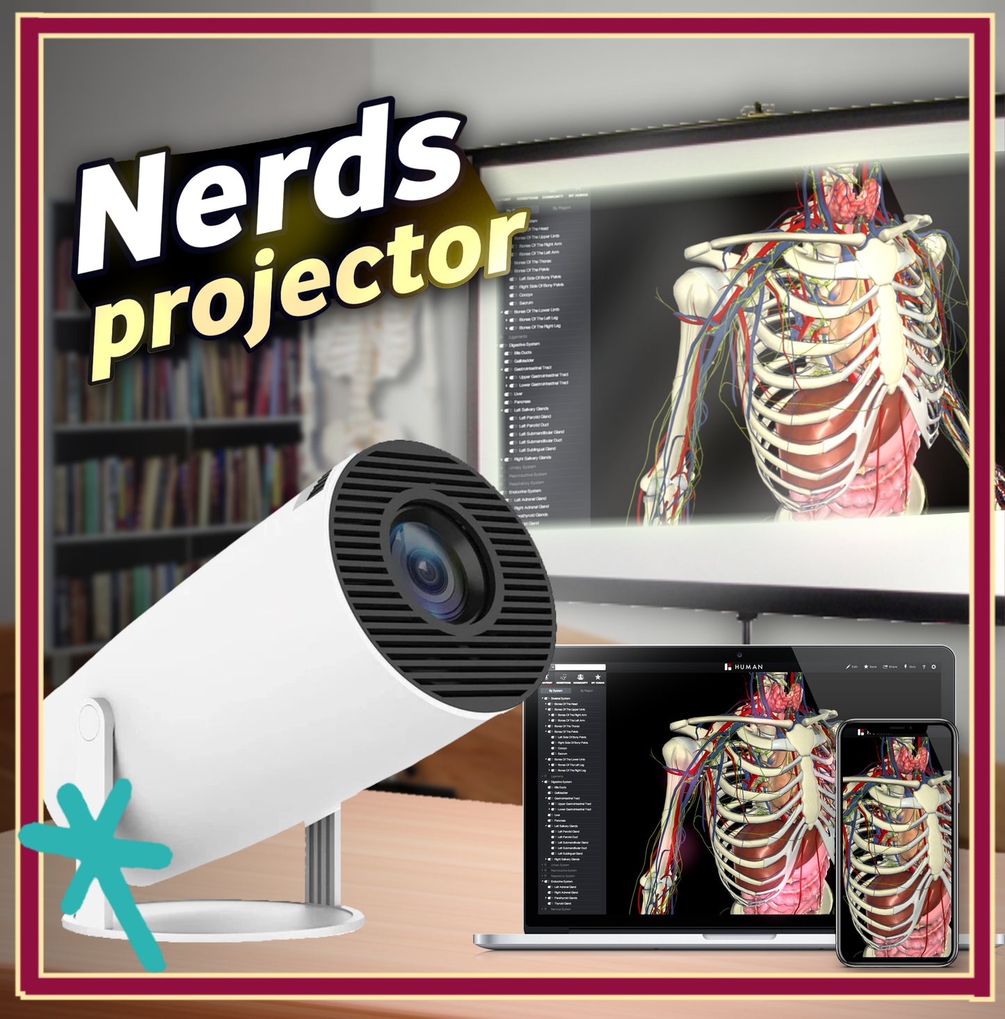 The Nerds Projector📽️