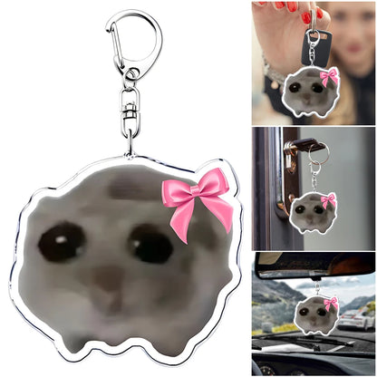 Sad Hamster Key Holder